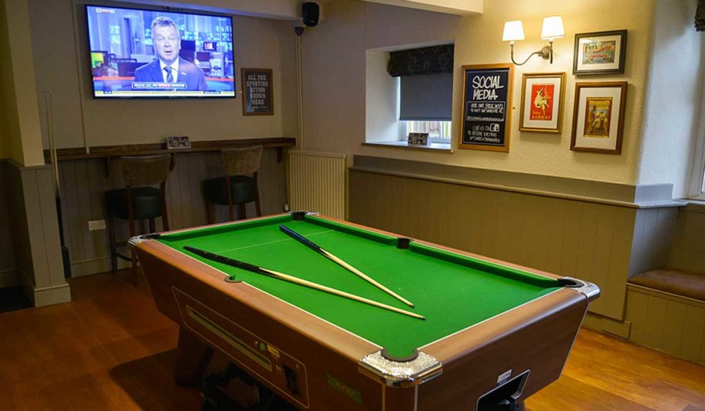 Shoot pool, watch sport at the Red Lion